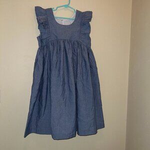 NWOT Kellys Kids 8/10 Chambray Ruffle Dress